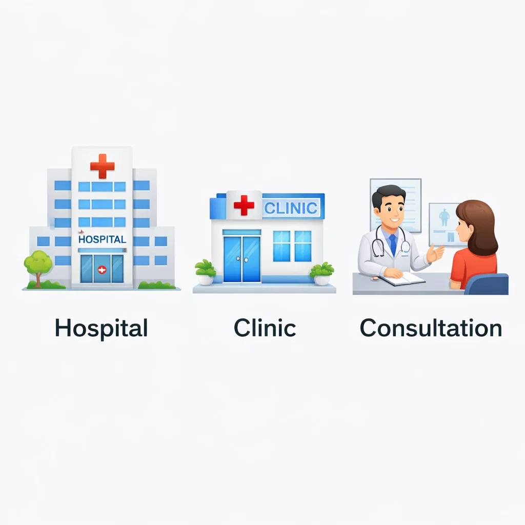 Hospital,Clinic & Consultation